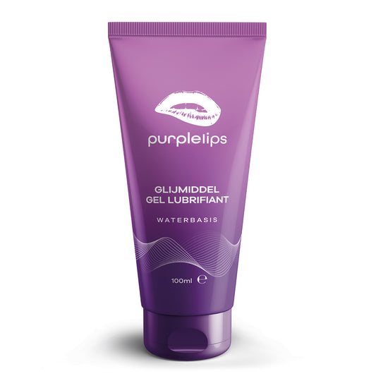 Glijmiddel op waterbasis 100ml - Purplelips