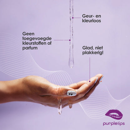Glijmiddel op waterbasis 100ml - Purplelips