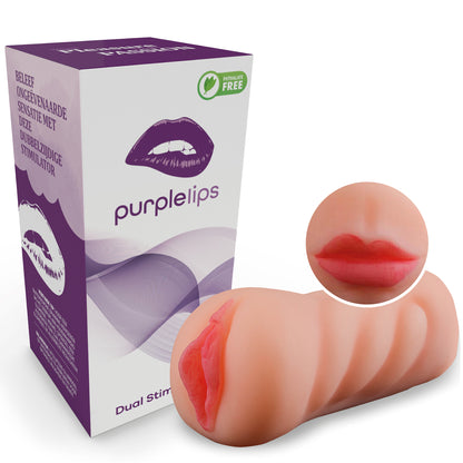 Dual Stimulator - Purplelips - For him - Dubbelzijdig